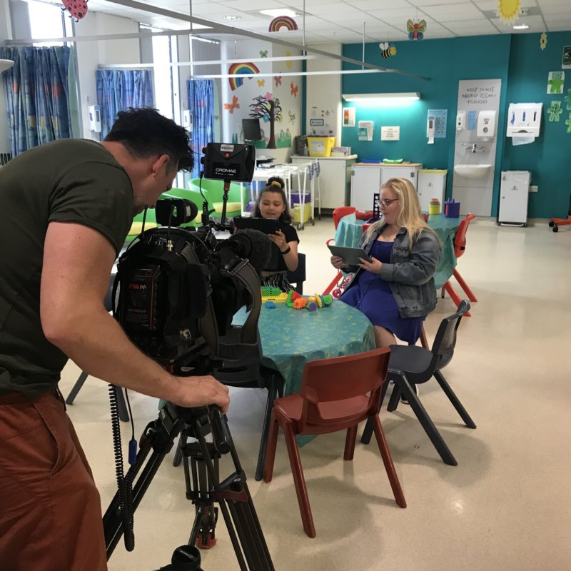 BBC recording at RMCH July 2019