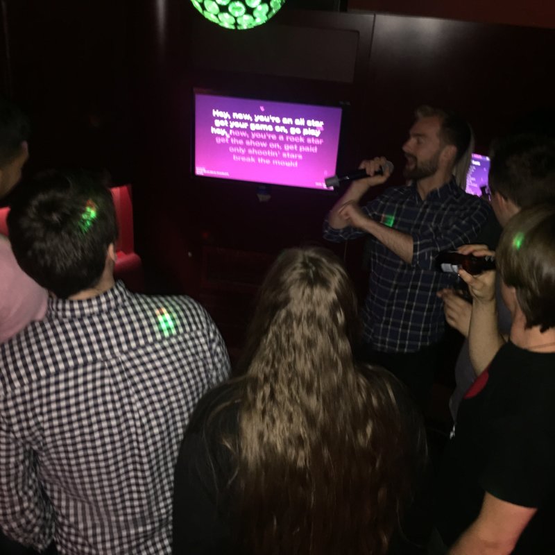 Karaoke Marta’s leaving do 2018