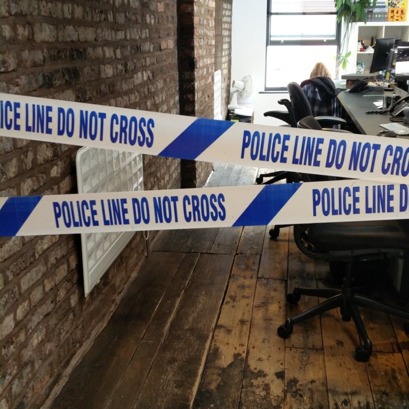 Police tape studio