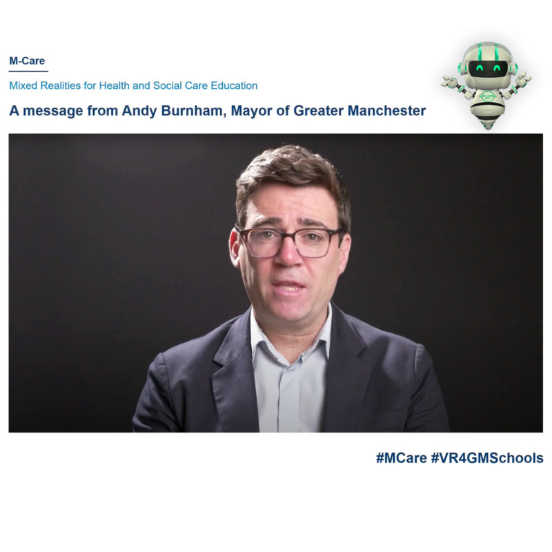Mayor, Greater Manchester: Andy Burnham speaking at the project launch event