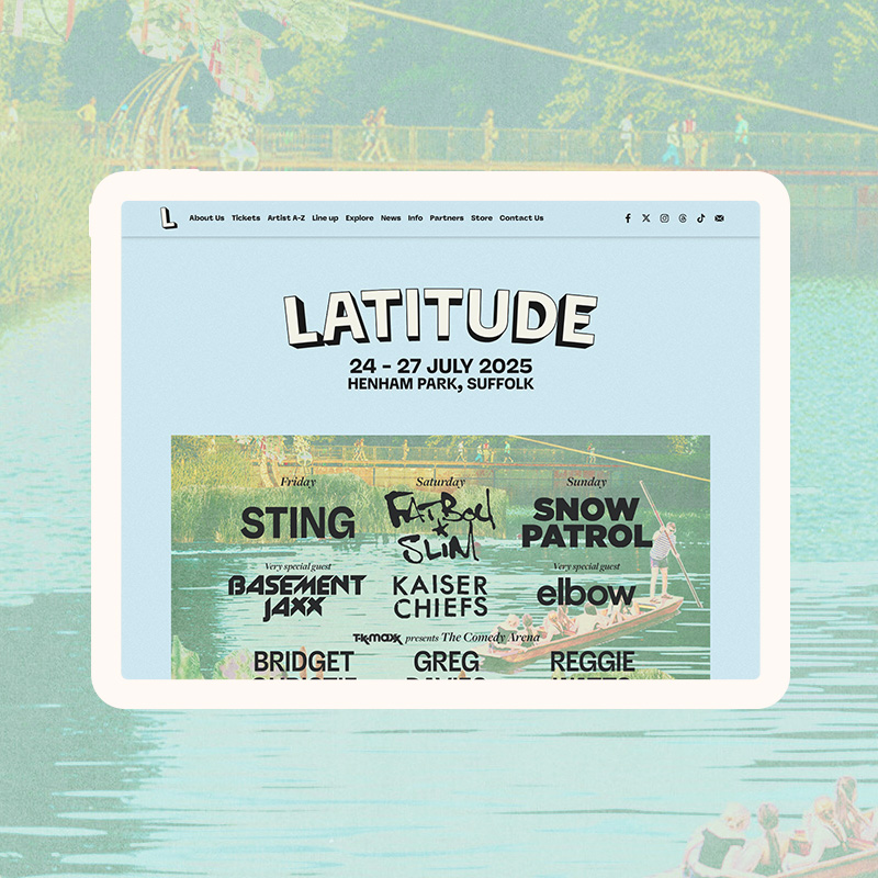 Homepage - Latitude Festival website