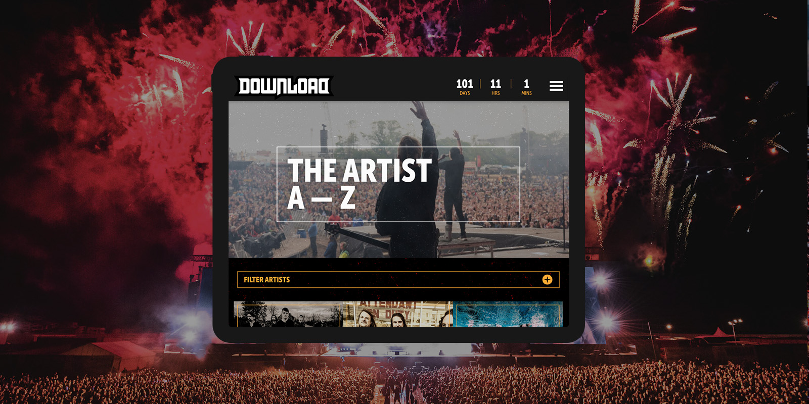 The Artist A-Z - Download Festival website