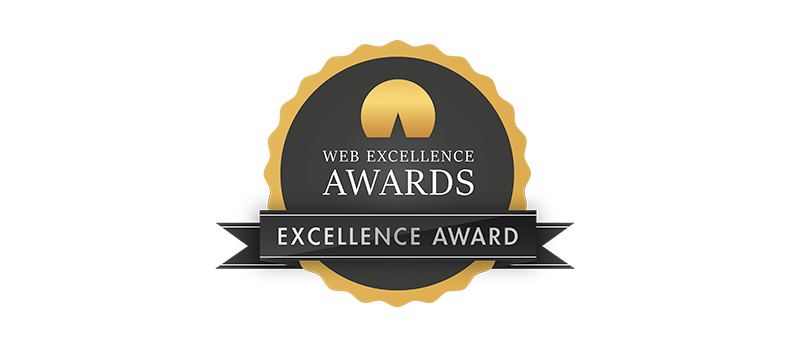 Web excellence award winner logo