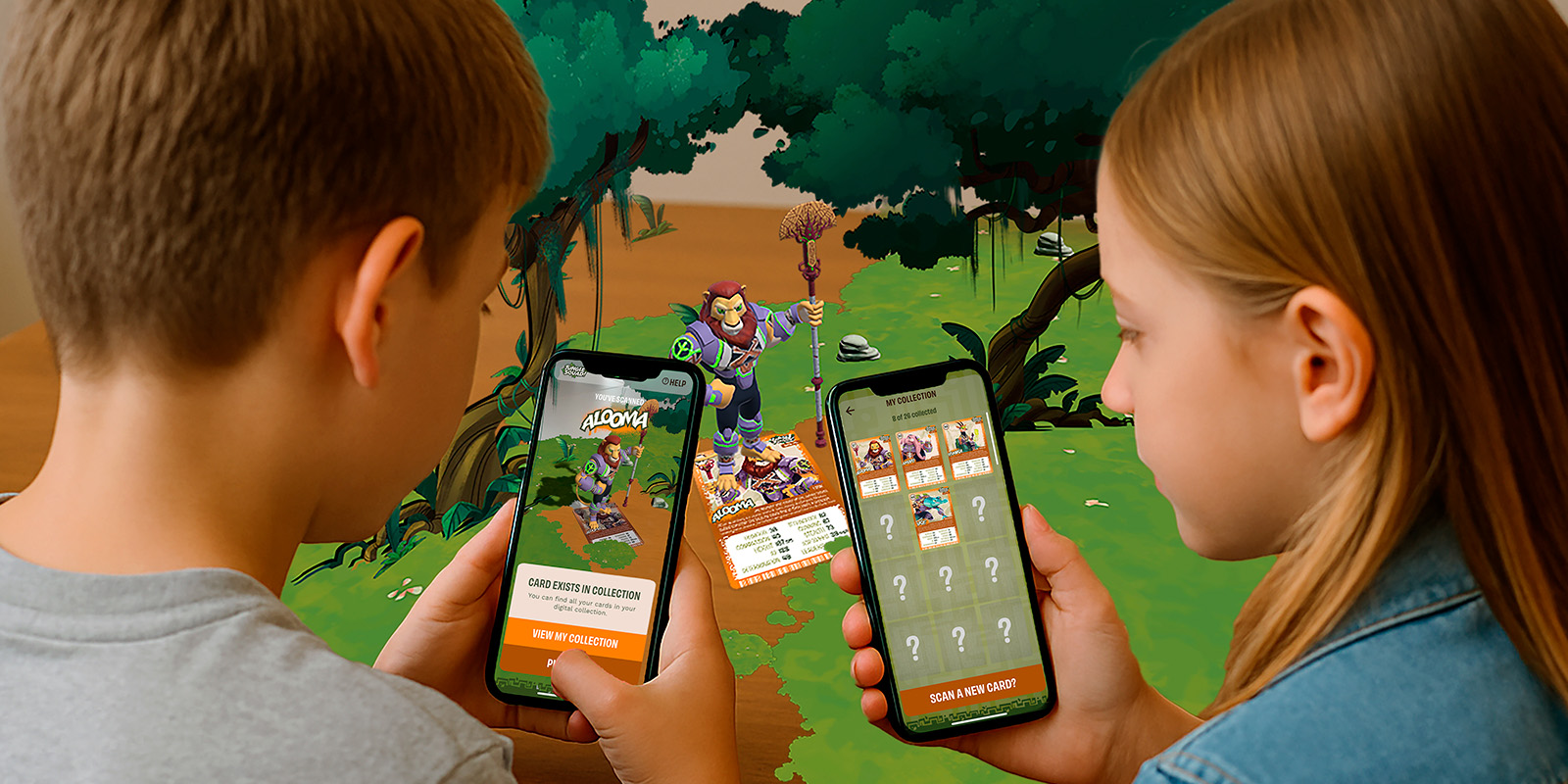 Jungle Squad app in action