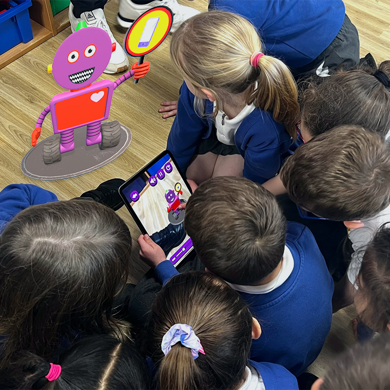 'Roadbot' school road safety workshop