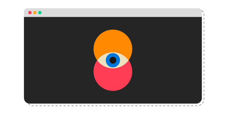Diagram of an eye to depict making your website accessible 